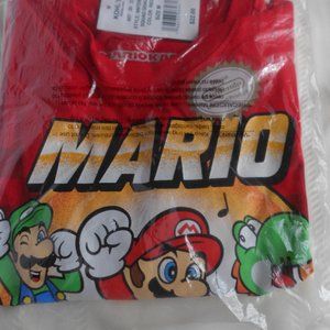 MarioKart Boys Long Sleeve Crew T-Shirt Red  sz. M